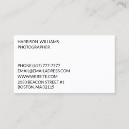 Individualisieren Sie minimalistische Eleganz Visitenkarte