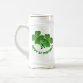 Individualisierte Irish St Patrick's Day Bierglas (Links)