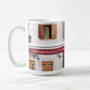 Individualisierte mediterrane Szene Latte Tasse