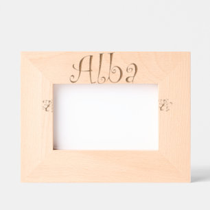Individualisierter Bilderrahmen Alba/Custom frame Geätzte Rahmen