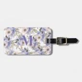 IndividualisiertRomantische Violettsage Botanische Gepäckanhänger (Vorderseite horizontal)