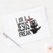 Individualität - Ich bin ein Jesus Freak Rechteckiger Aufkleber (Umschlag)