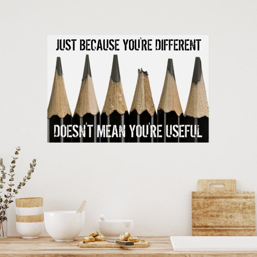 INDIVIDUALITÄT POSTER (Küche)