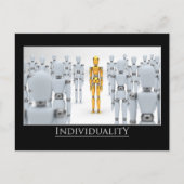 Individualität Postkarte (Vorderseite)