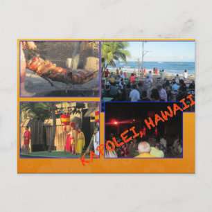 INDIVIDUALPOSTKARTEN - HAWAII COLLAGE #11 POSTKARTE