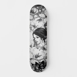 Individuell Abstrakte Stadtkunst Inspiriert Design Skateboard