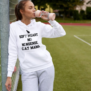 Individuell angefertigter Text für Katzenliebhaber Hoodie