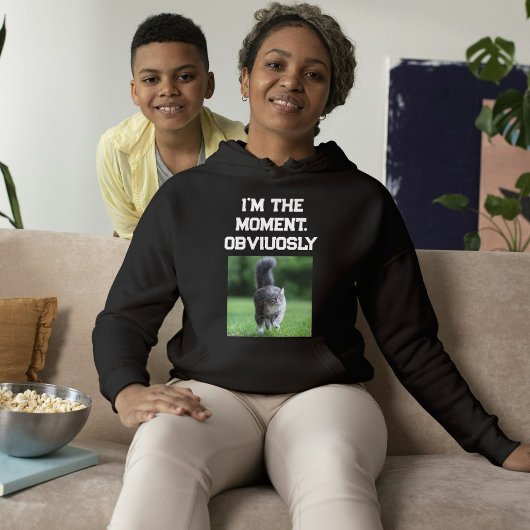 Individuell angepasst Moderner schwarzer weißer Te Hoodie