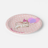 Individuell angepasste Chihuahua Paper Party-Telle Pappteller (Schrägansicht)