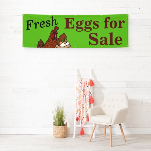 Individuell angepasste Frischeier für den Verkauf Banner (Insitu)