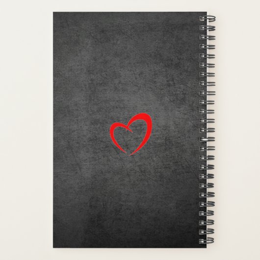 Individuell angepasste LIEBE Planer (Rückseite)