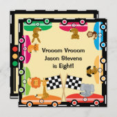 Individuell angepasste Tierschützer zum Geburtstag Einladung (Vorne/Hinten)