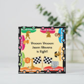 Individuell angepasste Tierschützer zum Geburtstag Einladung (Stehend Vorderseite)