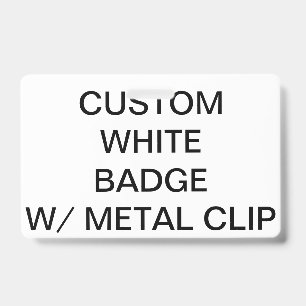 Individuell angepasstes Abzeichen mit Metallclip Ausweis