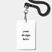 individuell anpassbar ausweis (Vorderseite mit Lanyard)