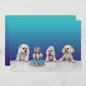 Individuell anpassbare 12x18 für Flachkarten-Party Einladung (Vorne/Hinten)