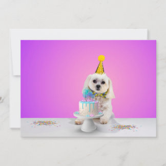 Individuell anpassbare 12x18 für Flachkarten-Party Einladung