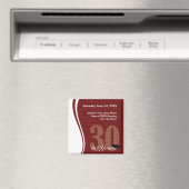 Individuell anpassbare 30-Jahres-Wiedersehen Magnet (In Situ (Geschirrspüler))