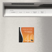 Individuell anpassbare 40-Jahres-Wiedersehen Magnet (In Situ (Geschirrspüler))