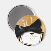 Individuell anpassbare 50-Jahres-Wiedersehen Save  Magnet (Vorderseite/Rückseite)