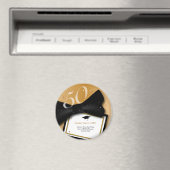 Individuell anpassbare 50-Jahres-Wiedersehen Save  Magnet (In Situ (Geschirrspüler))