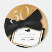 Individuell anpassbare 50-Jahres-Wiedersehen Save  Magnet (Vorne)