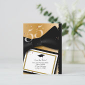 Individuell anpassbare 55-Jahres-Wiedersehen Save Ankündigungspostkarte (Stehend Vorderseite)