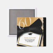 Individuell anpassbare 60-Jahres-Wiedersehen Save  Magnet (Vorderseite/Rückseite)