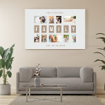 Individuell anpassbare 9-Foto-Familie Moderne Coll Leinwanddruck<br><div class="desc">Mit diesem anpassbaren 9-Foto-Leinwand können Sie Ihre Lieblings-Erinnerungen bestechen. Ideal, um besondere Momente wie Hochzeiten, Jubiläen, Feiertage und vieles mehr zu bewahren. Unsere Premium-Leinwand verwenden hochwertige Papiere und Pigmentfarben für einen lebhaften, hochauflösenden Foto-Druck, der nicht verblassen wird. Die enge Leinwand ist ideal für die Aufnahme knackiger Details. Schaffen Sie ein...</div>