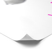 Individuell anpassbare Baby Lamm Print Poster (Ecke)