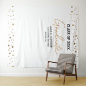 Individuell anpassbare Backdrop Graduierungsparty Wandteppich (Beispiel (Horizontal))