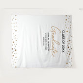 Individuell anpassbare Backdrop Graduierungsparty Wandteppich (Vorderseite (Horizontal))