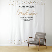 Individuell anpassbare Backdrop Graduierungsparty Wandteppich (Beispiel)