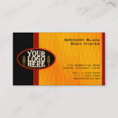 Individuell anpassbare Brauereikarte Visitenkarte (Rückseite)