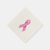 Individuell anpassbare Brustkrebs-Neapel Serviette (Ecke)