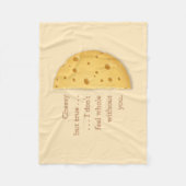 Individuell anpassbare Cheesy Romantic Message Tro Fleecedecke (Vorderseite)