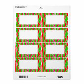 Individuell anpassbare CHRISTMAS STRIPES FERIENLAB (Vorne)