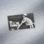 Individuell anpassbare Dog Cat Sitting Business Ca Magnetische Visitenkarte (Beispiel)
