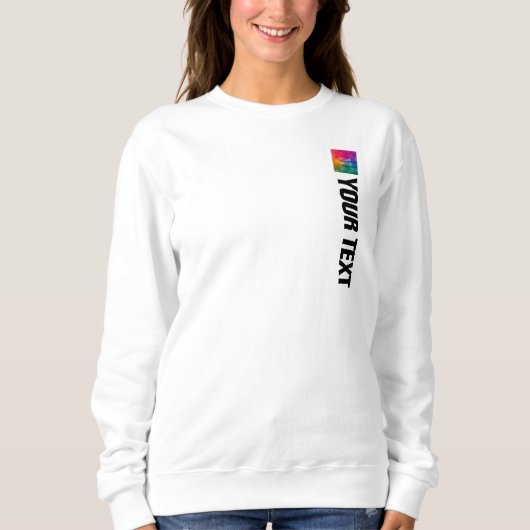 Individuell anpassbare doppelseitige Druckwomens M Sweatshirt (Vorderseite)