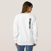 Individuell anpassbare doppelseitige Druckwomens M Sweatshirt (Schwarz voll)