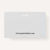 Individuell anpassbare, einfache, einzigartige Des Ausweis (Rückseite)