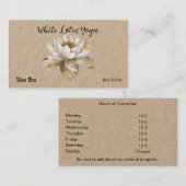 Individuell anpassbare einfache Visitenkarte (Vorne/Hinten)