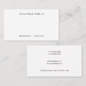 Individuell anpassbare, elegante, einfache, modern visitenkarte (Vorne/Hinten)