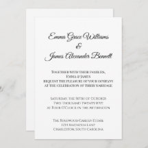 Individuell anpassbare elegante Hochzeitsfeier