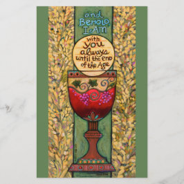 Individuell anpassbare Eucharistenkarte, Multi-Use