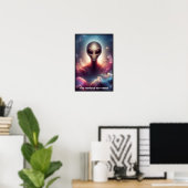 Individuell anpassbare Extraterrestrische Lebensfo Poster (Heimbüro)