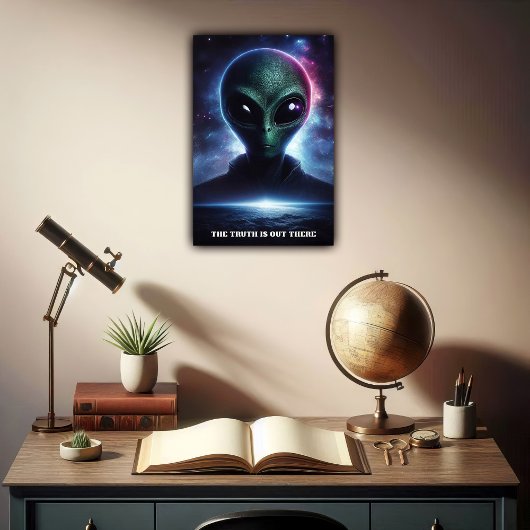 Individuell anpassbare Extraterrestrische Lebensfo Poster