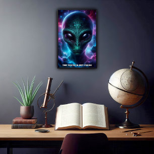 Individuell anpassbare Extraterrestrische Lebensfo Poster