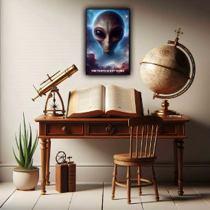 Individuell anpassbare Extraterrestrische Lebensfo Poster