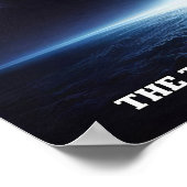 Individuell anpassbare Extraterrestrische Lebensfo Poster (Ecke)